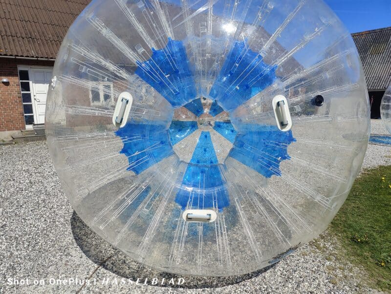 🎉 Lej 1 stk. Zorb Balls 1 – er du klar til at træde ind i hamsterbolden! 🐹Blå - Billede 2